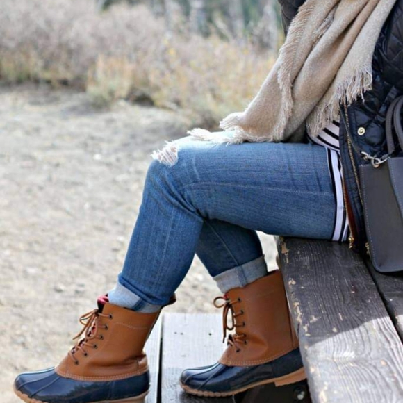 SPORTO FLANNEL LINED WATERPROOF DUCK BOOTS,  9M - Picture 15 of 15